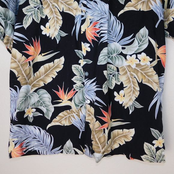 Tommy Hilfiger Hawaiian Shirt Adult XL Vintage Button Up Graphic Made in USA - Picture 5 of 7